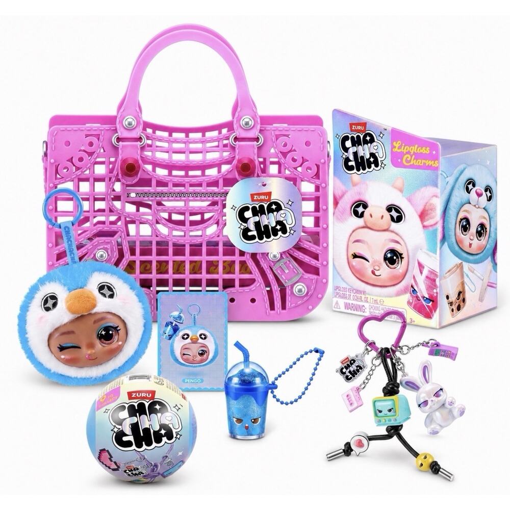 Cha Cha Cha Chachacha Scented Charm Purse Lipgloss Charm Bag Character Viral 3